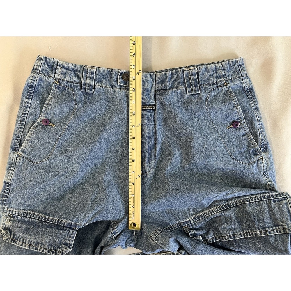 VNG Marithe Francois Girbaud Jeans Mens 38 Blue Baggy‎ Shuttle Tape Skater Y2K - Picture 5 of 16
